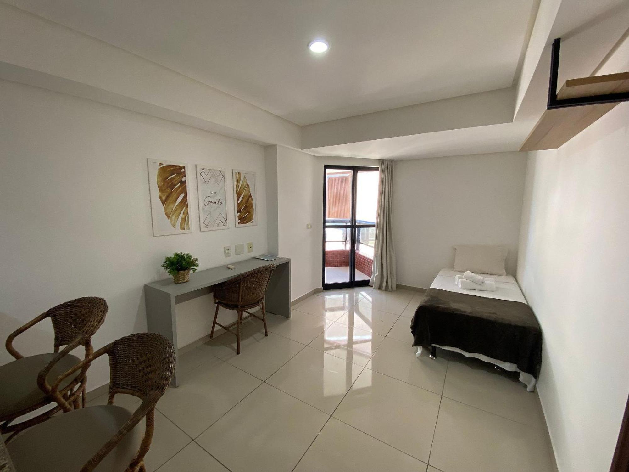 Bela Hospedagem - Marinas Flat - Excelente Localizacao Na Orla De Cabo Branco Joao Pessoa Bagian luar foto