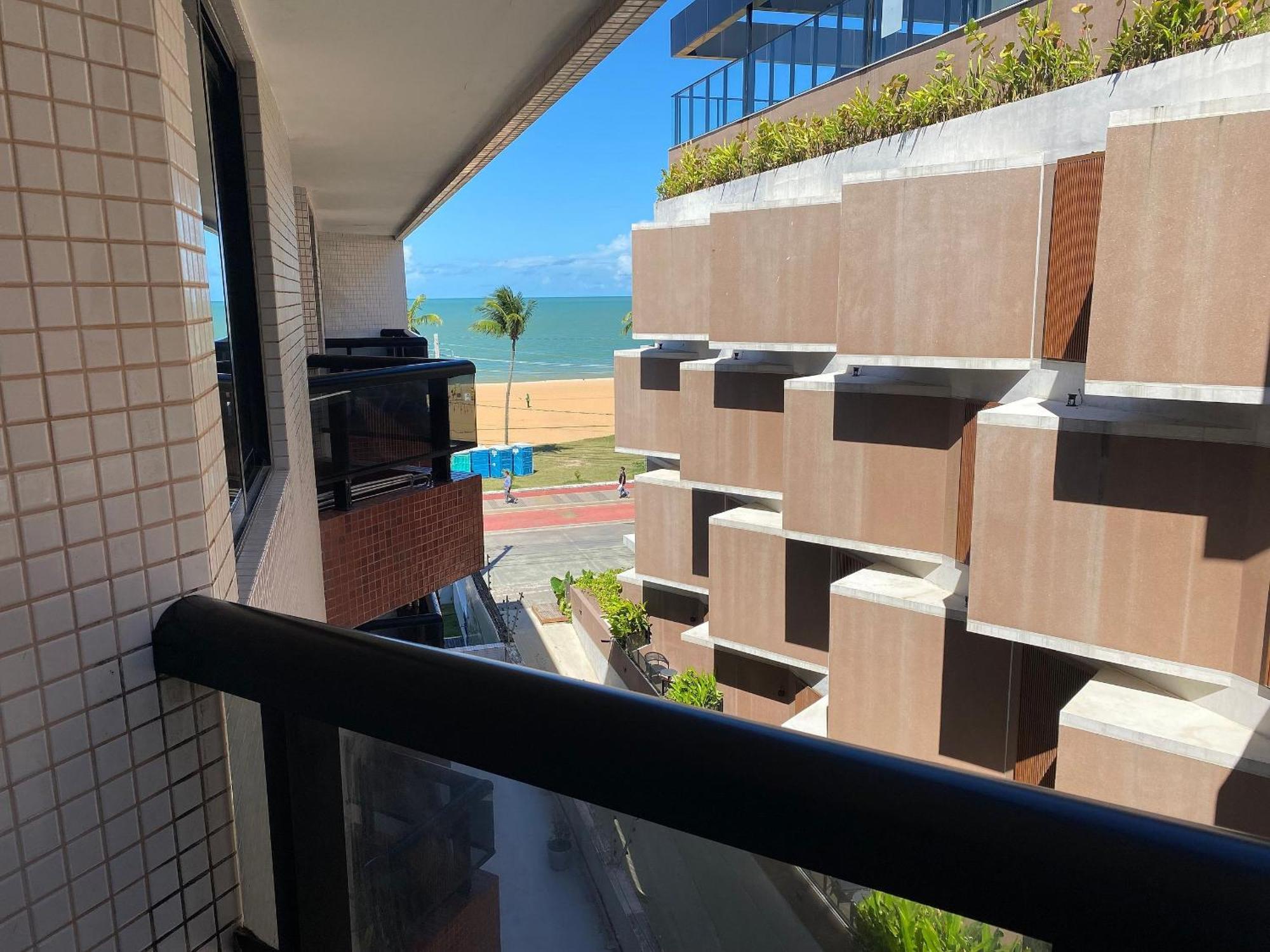 Bela Hospedagem - Marinas Flat - Excelente Localizacao Na Orla De Cabo Branco Joao Pessoa Bagian luar foto